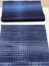 SBA8164 Velours Côtelé Indigo Teint En Fil[Fabrication De Textile] SHIBAYA Sous-photo