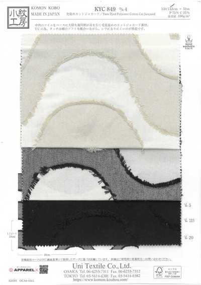 KYC849-D4 Jacquard coupé teint en fil