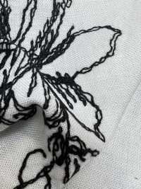 KCL524-D681 Broderie Sur Toile De Lin Rayonne[Fabrication De Textile] Uni Textile(Atelier Komon) Sous-photo