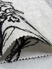 KCL524-D2896 Toile De Lin Et Dentelle En Rayonne[Fabrication De Textile] Uni Textile(Atelier Komon) Sous-photo