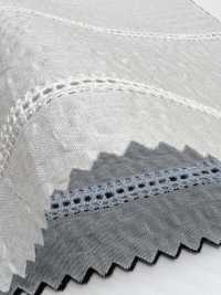 8026-865-1 Vague Miracle Sur Rayures Brodées[Fabrication De Textile] HOKKOH Sous-photo