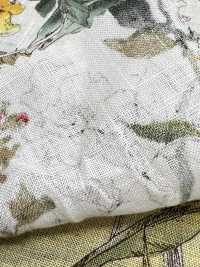8026-780-1 Fleurs Aquarelles 100 % Lin[Fabrication De Textile] HOKKOH Sous-photo