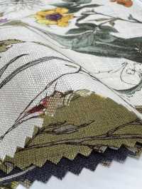 8026-780-1 Fleurs Aquarelles 100 % Lin[Fabrication De Textile] HOKKOH Sous-photo