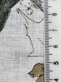 8026-780-1 Fleurs Aquarelles 100 % Lin[Fabrication De Textile] HOKKOH Sous-photo