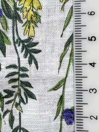 8026-790-1 Lin Loomstate à Rayures Fleuries[Fabrication De Textile] HOKKOH Sous-photo