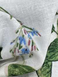 8026-790-2 Métier à Tisser En Lin Avec Fleurs Peintes à La Main[Fabrication De Textile] HOKKOH Sous-photo