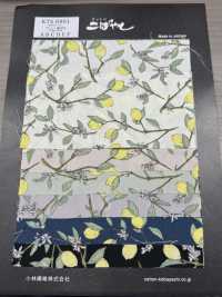 KTS6951 Imprimé Citron Avec Branche En Popeline[Fabrication De Textile] Sous-photo