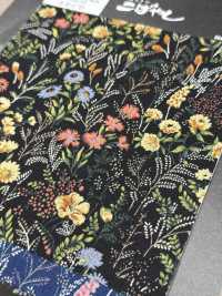 KTS7114 Lin Loomstate à Imprimé Floral[Fabrication De Textile] Sous-photo