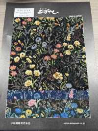 KTS7114 Lin Loomstate à Imprimé Floral[Fabrication De Textile] Sous-photo