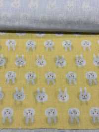 KTS3217 Double Gaze Imprimée Lapin[Fabrication De Textile] Sous-photo