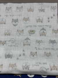 KTS6485 Imprimé Shiba Inu En Double Gaze[Fabrication De Textile] Sous-photo