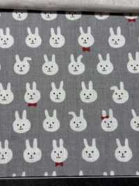 KTS7074 Nœud Papillon Double Gaze Imprimé Lapin[Fabrication De Textile] Sous-photo