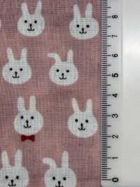 KTS7074 Nœud Papillon Double Gaze Imprimé Lapin[Fabrication De Textile] Sous-photo