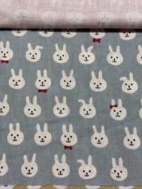 KTS7074 Nœud Papillon Double Gaze Imprimé Lapin[Fabrication De Textile] Sous-photo