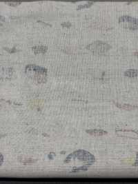 KTS6601 Impression Sur Toile De Lin Motif Chat Sushi[Fabrication De Textile] Sous-photo