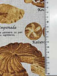 KTS6817 Toile De Lin Imprimée Pain Et Bonbons[Fabrication De Textile] Sous-photo
