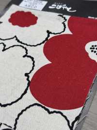 UP5928 Toile De Lin Imprimée Fleur De Pêcher[Fabrication De Textile] Sous-photo