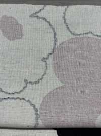 UP5928 Toile De Lin Imprimée Fleur De Pêcher[Fabrication De Textile] Sous-photo