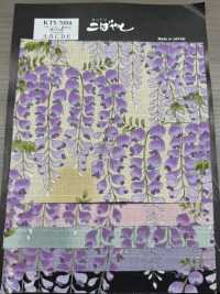KTS7094 Motif De Fleur De Glycine De La Croix Du Sud Imprimé[Fabrication De Textile] Sous-photo