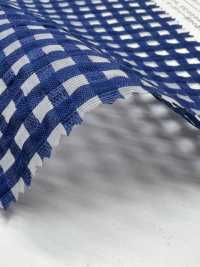 KKF7906-D1 T/C Check Organza[Fabrication De Textile] Uni Textile(Atelier Komon) Sous-photo