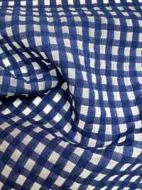 KKF7906-D1 T/C Check Organza[Fabrication De Textile] Uni Textile(Atelier Komon) Sous-photo