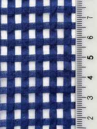 KKF7906-D1 T/C Check Organza[Fabrication De Textile] Uni Textile(Atelier Komon) Sous-photo