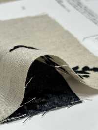 ON43699NA Broderie En Lin Effet Denim 4 Pouces Harvest (Couleur Naturelle)[Fabrication De Textile] Oharayaseni Sous-photo