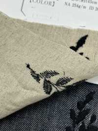 ON43699NA Broderie En Lin Effet Denim 4 Pouces Harvest (Couleur Naturelle)[Fabrication De Textile] Oharayaseni Sous-photo