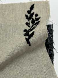 ON43699NA Broderie En Lin Effet Denim 4 Pouces Harvest (Couleur Naturelle)[Fabrication De Textile] Oharayaseni Sous-photo