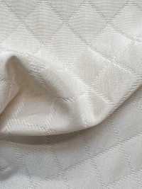 KKF4955-W-D1 Jacquard Matelassé Brillant[Fabrication De Textile] Uni Textile(Atelier Komon) Sous-photo