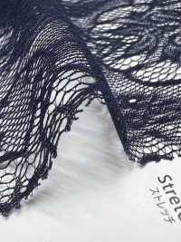 KKF5515-D4 Dentelle Extensible[Fabrication De Textile] Uni Textile(Atelier Komon) Sous-photo