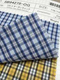 SB94275-OG Carreaux Tartan 100/2[Fabrication De Textile] SHIBAYA Sous-photo