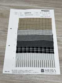 SBW3572 Carreaux Et Rayures Froncés[Fabrication De Textile] SHIBAYA Sous-photo