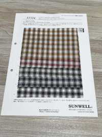 35524 32 Fils Simples En Coton Dobby à Carreaux Ombrés[Bouton] SUNWELL Sous-photo