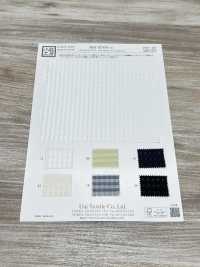 KKF1676-W-D1 T/C Vichy Check Large Largeur[Fabrication De Textile] Uni Textile(Atelier Komon) Sous-photo
