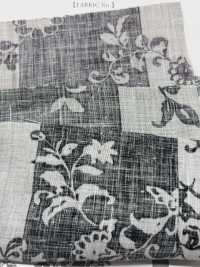 OKC041 60/Lin Imprimé à Rayures Fleuries Nostalgiques[Fabrication De Textile] Oharayaseni Sous-photo