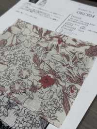 OKC034 60/Lin Imprimé Fleur[Fabrication De Textile] Oharayaseni Sous-photo