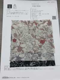 OKC034 60/Lin Imprimé Fleur[Fabrication De Textile] Oharayaseni Sous-photo