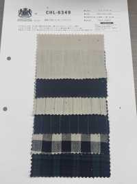 CHL-6349 Traitement Du Fil Irrégulier Du Lin Par La Machine à Laver Henley Reborn[Fabrication De Textile] Textiles Kuwamura Sous-photo