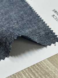 HK2002W Toile De Chanvre Et Coton Indien, Chambray Indigo, Un Lavage[Fabrication De Textile] KOYAMA Sous-photo