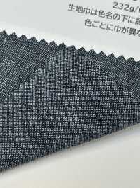 HK2002W Toile De Chanvre Et Coton Indien, Chambray Indigo, Un Lavage[Fabrication De Textile] KOYAMA Sous-photo