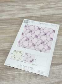 KCL502-D491 60 Broderies Multiples Sur Gazon[Fabrication De Textile] Uni Textile(Atelier Komon) Sous-photo