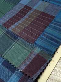 INDIA-2084 Patchwork De Coton Indigo[Fabrication De Textile] ARINOBE Sous-photo