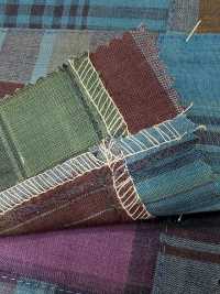 INDIA-2084 Patchwork De Coton Indigo[Fabrication De Textile] ARINOBE Sous-photo