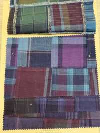 INDIA-2084 Patchwork De Coton Indigo[Fabrication De Textile] ARINOBE Sous-photo