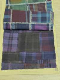 INDIA-2084 Patchwork De Coton Indigo[Fabrication De Textile] ARINOBE Sous-photo