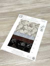 KCL534-D63 Toile De Lin Et Dentelle En Rayonne[Fabrication De Textile] Uni Textile(Atelier Komon) Sous-photo