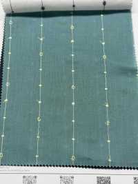 8026-855-1 Broderie Sur Gazon à Rayures Et Petites Fleurs[Fabrication De Textile] HOKKOH Sous-photo