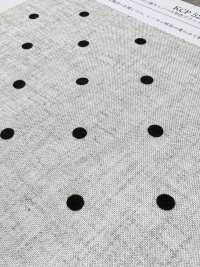 KCP524-D28 Impression Monochrome Sur Toile De Lin Et Rayonne[Fabrication De Textile] Uni Textile(Atelier Komon) Sous-photo