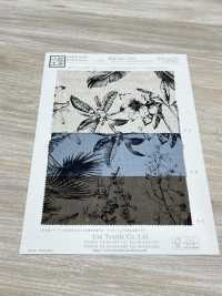 KCP524-D493 Impression Monochrome Sur Toile De Lin Et Rayonne[Fabrication De Textile] Uni Textile(Atelier Komon) Sous-photo